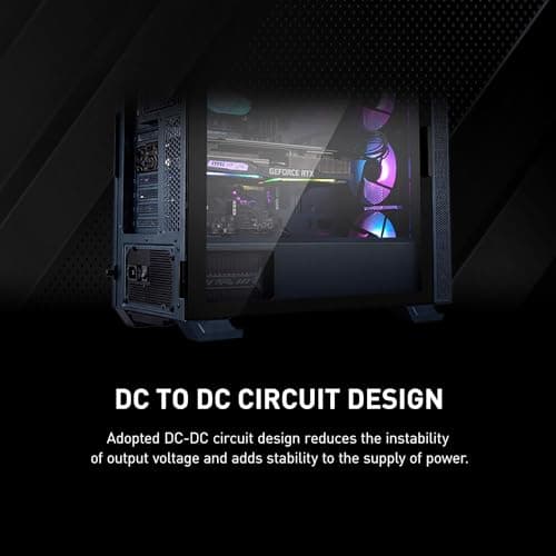 MSI MAG A650BN Bloc d'alimentation, Prise EU - 650W, Certifié 80 Plus Bronze, PSU ATX, Rail Unique 12V, Circuit DC vers DC, Ventilateur 120mm - Garantie 5 Ans