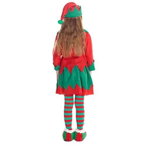 Morph Costume Lutin Enfant, Déguisement Noël, Tenue Lutin Fille, Costume Festif Enfant, L