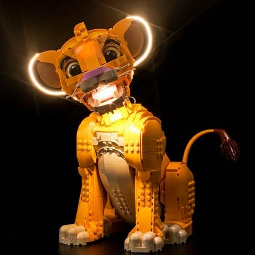 Kit d'éclairage LED pour Lego 43247 Disney Simba le Jeune Roi Lion (pas de Lego), kit d'éclairage décoratif pour Lego Young Simba le Roi Lion - Jouet créatif - Version standard