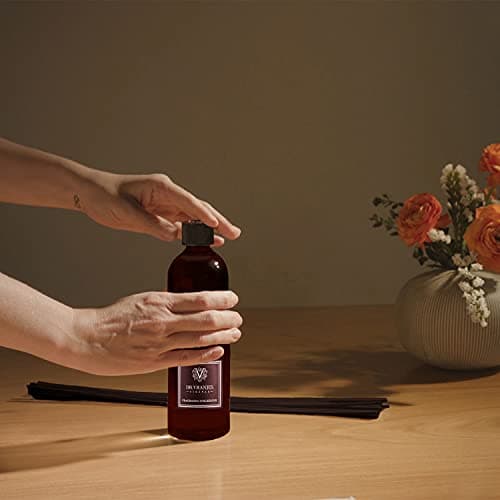 Dr. Vranjes – Recharge Rosso Nobile 500 ML + 2 Paquets de Bâtonnets Noirs (3 pièces) – Parfum d'intérieur, Parfum Principal: Fruité, Orange, Fraises et Fruits Rouges, Bois de Bouleau