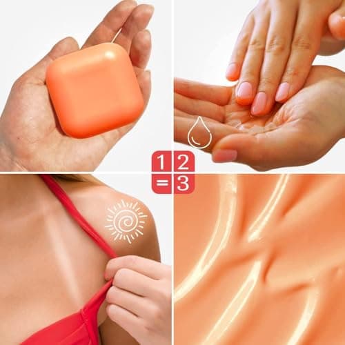 Senso Naturale Activateur Solaire Huile Corps Solide, Crème Bronzante, Prépare la Peau à l'Exposition Solaire, Antioxydant et Stimulant à l'Huile d'Argan, 100% Naturel, Vegan et Biologique