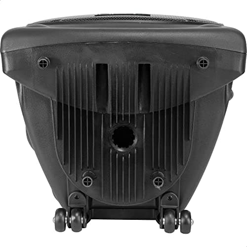 Ibiza - PORT15VHF-BT - Enceinte Portable 15"/800W Max avec 2 micros (VHF), télécommande et Housse de Protection - Bluetooth, USB, SD - Autonomie de 6 à 8h