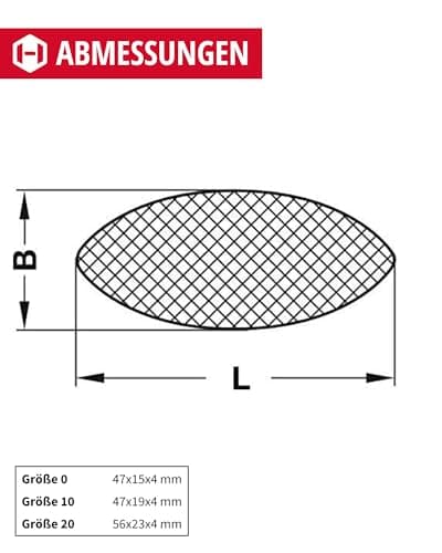 Gedotec Lamelles Fraiseuse Bois Assemblage - Biscuits Connecteurs en Bois de Hêtre pour Fraiseuse - Plaque Compressée Strié Stratifié- Accessoire de Menuiserie - 56 x 23 x 4 mm - 1000 Pièces