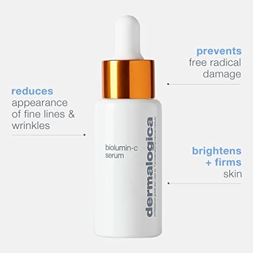 Dermalogica Biolumin-C Serum 30ml - Sérum vitamine-C pour un éclat immédiat et raffermissant. Réduit les rides et ridules.