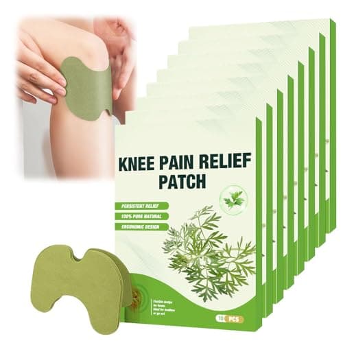 FENGQ 80 Patch anti douleur genoux, Patch Chauffant, Patch Anti-Douleur, patch anti inflammatoire, Patchs de Soulagement de la Douleur Pour Douleurs au Cou,Epaules, Courbatures, Articulations