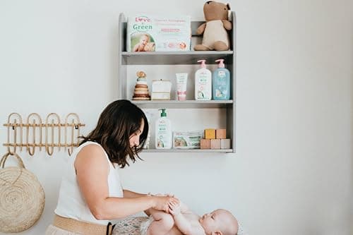 Love & Green - Couches Bébé Saines et Ecologiques - Taille 5 (11-25 Kg) - Pack 1 Mois (160 Couches) - Absorbante, anti-fuites et sans ingrédients indésirables