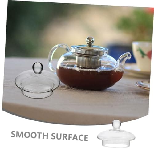 Générique Couvercle De Théière Couvercle De Thé De Remplacement Couvercle Remplaçable Pour Théière Couvercle De Théière Transparent Couvercle De Bouilloire À Thé Décoratif Couvercle De Thé