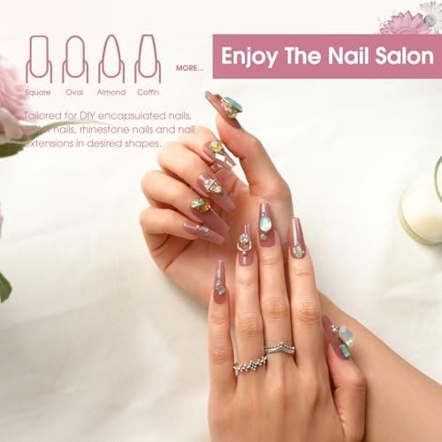 ROSALIND Gel pour Extension d’ongle 60ml, Cinnamon Pink Gel Construction Ongle UV, Poligel à Ongle Gel Nail Art pour les débutant, Professionnel et Salon de Manucure, Cadeau Pour les Amateurs