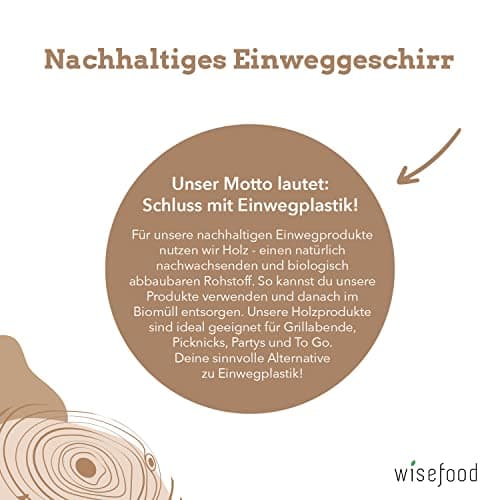 wisefood Lot de 100 bâtonnets de glace en bois naturel de 11 cm
