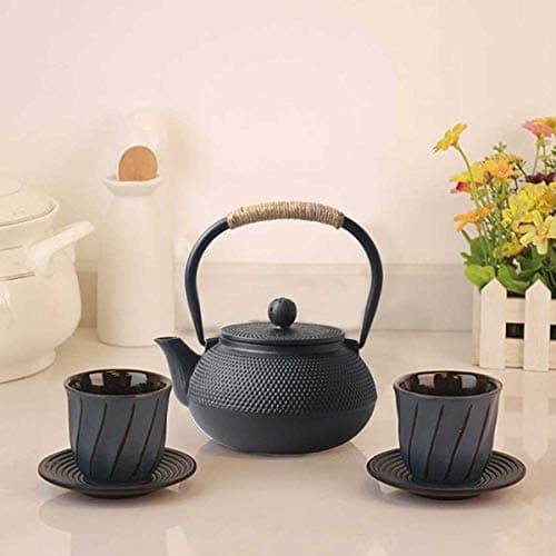 Sharemee - Théière en Fonte Avec Infuseur à Thé en Acier Inoxydable 600ml/20oz