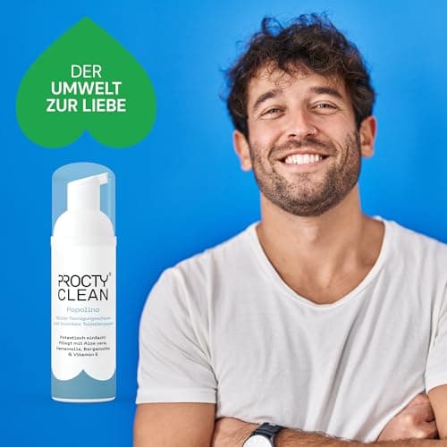ProctyClean® PopoLino Mousse nettoyante douce avec aloe vera, hamamélis, bergamote et vitamine E