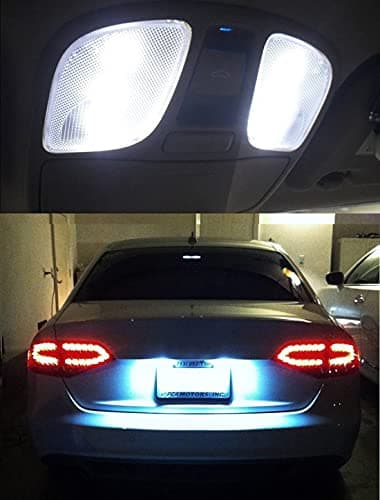 SageSunny 10 pièces Ampoule T10 W5W LED Intérieur Voiture 194 501 168 12V 3SMD 3030 puces 6000K Blanc pour Voiture Côté Dôme Carte Porte Courtoisie Coffre Plaque d'immatriculation Lumières