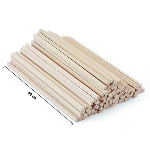 Bâtonnets pour la barbe à papa 40 cm x 0,4 cm | 200 pièces