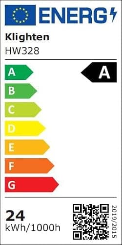 Klighten 2 Piece 24W LED Extérieure Applique Murale, 3000K, IP65 Applique murale étanche, Applique murale en aluminium pour l'intérieur, l'extérieur, la cour, etc. Noir