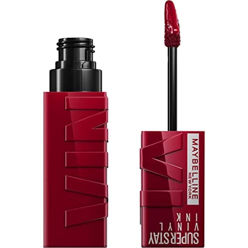 Maybelline New-York - Rouge à Lèvres Liquide - Effet Vinyl Brillant - Longue Tenue - SuperStay Vinyl Ink - Teinte : Royal (55)