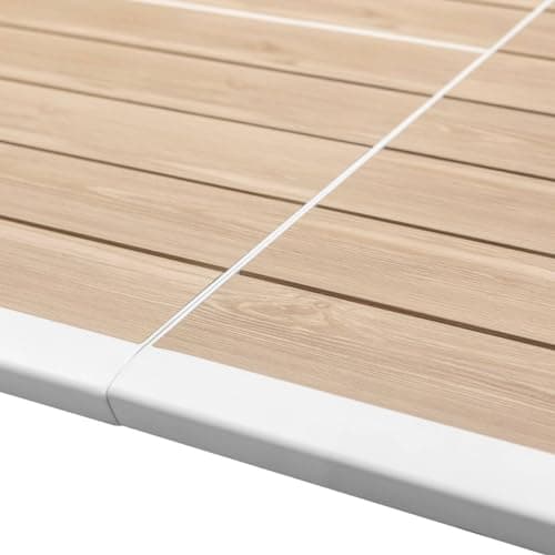 Hespéride - Table de Jardin Extensible Pavane Lin & Blanc