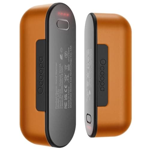 OCOOPA Chauffe Main Rechargeable 5000mAh 2Pack, Chaufferette Électrique Magnétique, 16 Hrs de Chaleur 4 Niveaux de Chaleur jusqu'à 145°F, Raynauds, Golf, Cadeaux Techniques Union UT2s