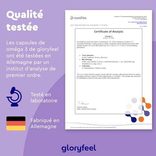 Oméga 3 2000mg Huile de Poissons Sauvages, 260 Gélules, Fortement Dosé avec 660mg EPA et 440mg DHA, Contribue à une Fonction Cardiaque et Cérébrale Normale*, Complément Alimentaire, Sans Additifs