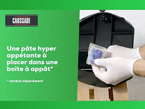CAUSSADE CARPT720 Raticide Canadien - Fortes Infestations - 72 pâtes - Lieux Secs - Lieux Humides - Hyper Appètent - Fabriqué en France