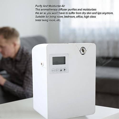 Bewinner Machine à Air Parfumée Intelligente avec Technologie de Nébulisation, Diffuseur D'huiles Essentielles sans Eau Professionnel 300 ML, Diffuseur de Parfum de Nébulisation sans Eau