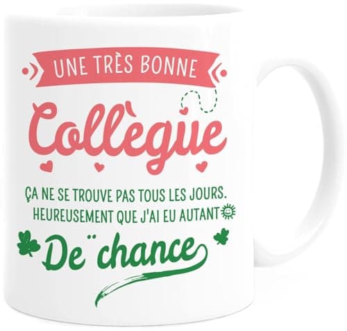 Cupdarling® Tasse Personnalisable Cadeau Collègue - 3 Collègues féminines - Cadeau Depart Collegue De Travail - Cadeau Anniversaire Femme - Tasse Collegue De Travail - 330 mL Céramique