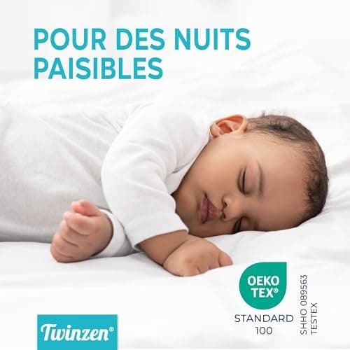 Twinzen - Protege Matelas 160x200 - Protection Imperméable et Respirante - Alèse 160x200