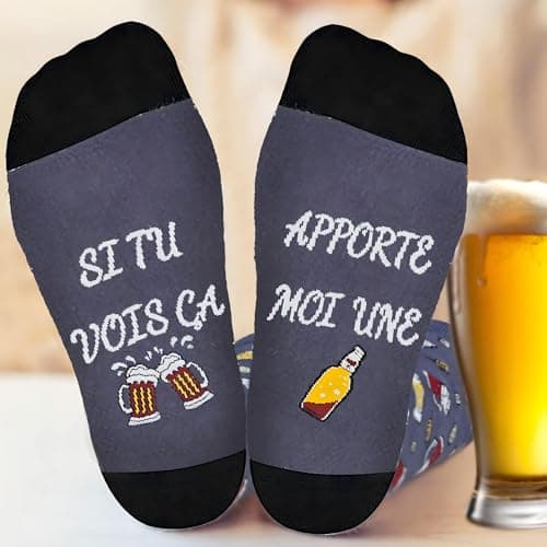 Chaussettes Humour Homme Chaussettes Rigolote Drole Chaussettes Homme Fantaisie Idée Cadeau Noel Homme Original Cadeau Papa personnalisé Drole Rigolo Humoristique Funny Socks