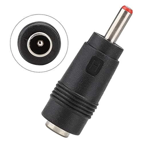 Bewinner 5PCS DC 3 à 24 V Mini Adaptateurs d'alimentation, 5.5 x 2.1 Femelle à 3.5 x 1.35MM Mâle Adaptateur CC Connecteur Audio & Vidéo Routeur Convertisseur de Puissance, Noir