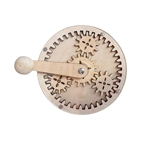 Amagogo Montessori Planche Occupée Accessoires de Bricolage Jeu de Intérieur à Manivelle pour Enfants