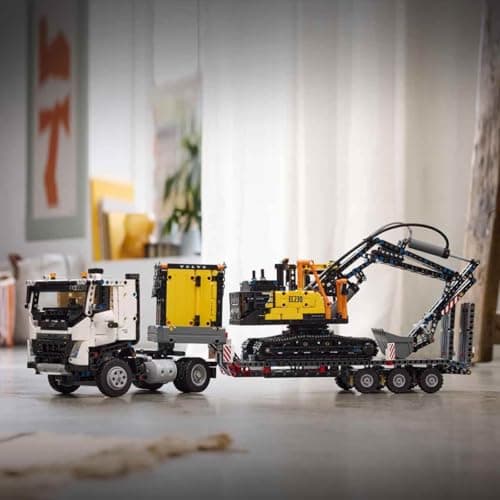 LEGO Technic Camion Volvo FMX et Pelleteuse électrique EC230 - Jouet Voiture pour Enfants - Véhicules à Offrir aux Garçons et Filles de 10 Ans et Plus Passionnés d'Engins de Chantier 42175