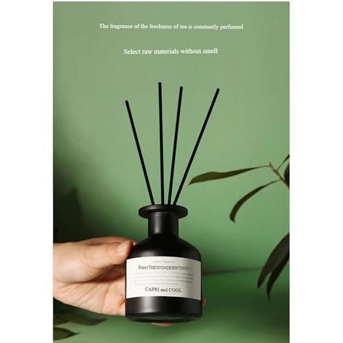 Diffuseur de parfum 50 ml avec bâtonnets - Diffuseur de parfum avec bâtonnets - 50 ml - Petit diffuseur de parfum avec bâtons - Diffuseur de parfum d'intérieur avec bâtonnets - Diffuseur de parfum