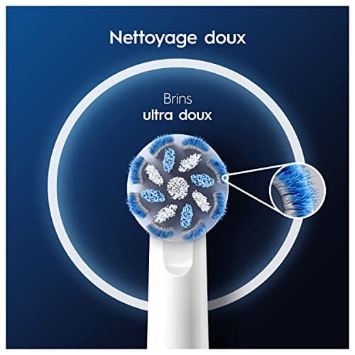 Oral-B Pro Sensitive Clean Brossettes pour Brosse à dents électriques, Pack De 4 Unités