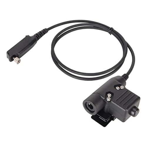 Adaptateur U94 PTT Push to Talk, Câble de Connecteur de Casque pour Talkie-walkie pour Radio Sepura Stp8000 Stp8030 Stp8035 Stp8038