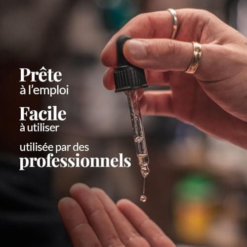 Huile Barbe Homme The HOLY BARBER - Huile a Barbe avec Huile d'ARGAN et Huile de JOJOBA - Huile de Barbe Hydratante & Favorise la Repousse- Idee cadeau homme - Non Gras - 30ml- Soin Barbe Homme
