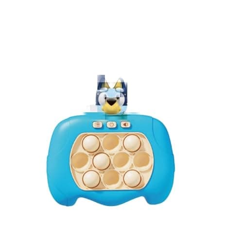 Jeu de Pop électronique Quick Push Bubbles, Console de Nouveau modèle électronique Pop It avec écran, Jouets sensoriels et Magiques (WST-Blue)