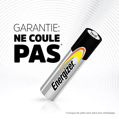 Energizer Piles AA, Alkaline Power, Lot de 24, Pile alcaline