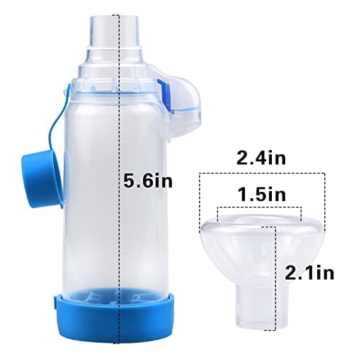 Xunboo Entretoise d'inhalateur de Chambre pour Animaux de Compagnie pour Chat ou Chien avec indicateur de Respiration Exclusif (Masque pour Chat)