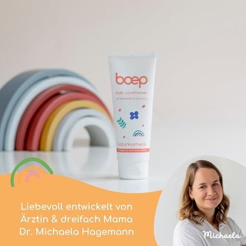 boep Après-shampoing pour enfants | Après-shampoing végétalien naturel pour enfants | Hydrate, démêle les cheveux et assure un meilleur peignage (100 ml)
