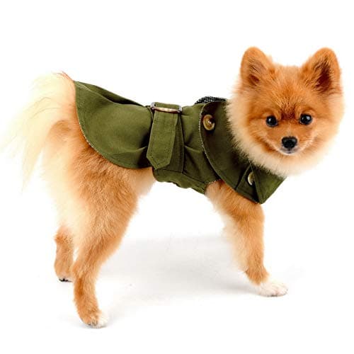 PAIDEFUL Manteau pour petit chien - Coupe-vent - Style western - Pour l'automne et l'hiver - Taille M