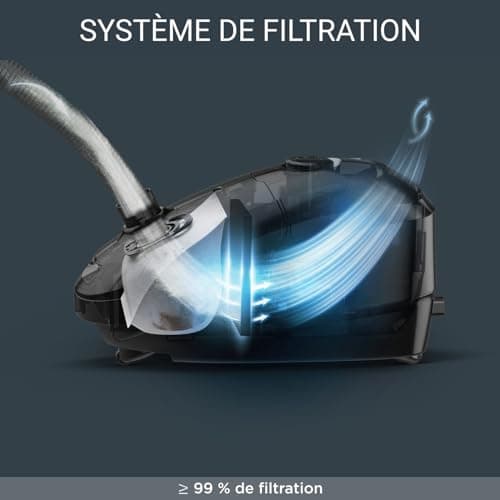 Rowenta ZR200520 Sac Haute Filtration Hygiene + OPTIMAL - Boite de 4 unités | Sacs aspirateurs haute filtration pour Silence Force - Compact Power - Power XXL et X-Trem Power - Fermeture automatique