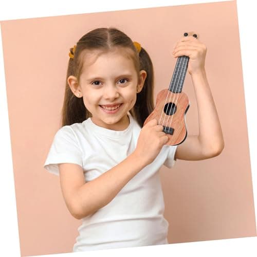 GARVALON Mini Ukulélé Enfants Ukulélé Jouet Instruments De Musique Modèles Ukulélé Instruments Jouet en Plastique Ukulélé Modèle Simulation Ukulélé Jouets Ukulélé Jouets Enfants Guitare