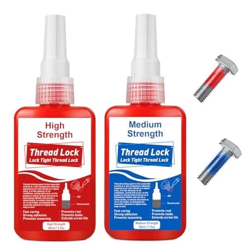 LAMXIN Frein Filet Fort 100ml, Moyenne et Haute Intensité Frein Filet Antirouille et Anti-Lâche, Frein Filet Bleu pour Combler Les Espaces Et Serrer Les Boulons, écrous
