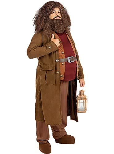 Funidelia | Déguisement Hagrid - Harry Potter pour Homme Harry Potter, Poudlard - Déguisement pour Adultes et Accessoires pour Halloween, Carnaval et fêtes - Taille M-L - Marron
