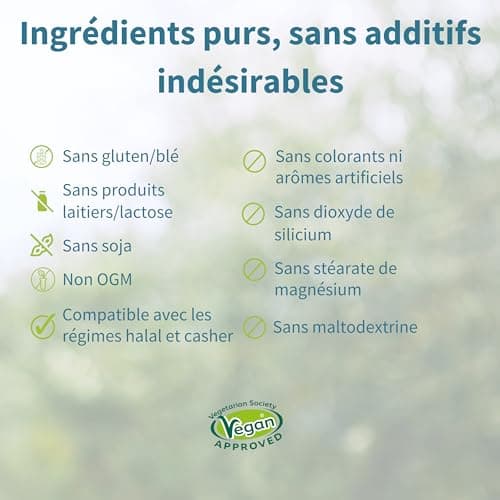 Enzymes Digestives & Bétaïne HCl, 90 Capsules, Complexe Avancée de 10 Enzymes Digestives compris Bromélaïne, Papaïne, Lactase, Lipase, Formule Pure et 100% Végétale - par Igennus