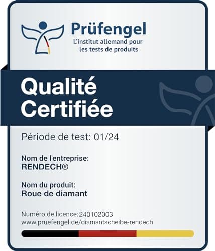 2x Disque diamant 230 mm pour Pierre, Béton, brique etc. - Disques à tronçonner diamantés pour un usage professionnel continu | rendech® Qualité