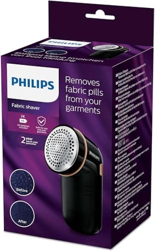 Philips GC026/80 Rasoir Anti-Bouloche et Anti-Peluche - Noir et Or
