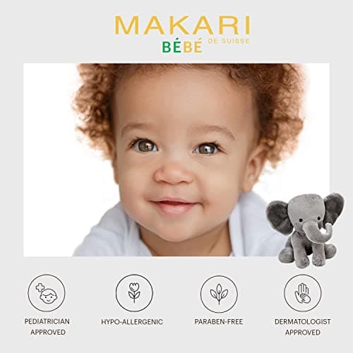 Makari - Lait de Toilette Calendula Bébé - Hypoallergénique - 1000 ML
