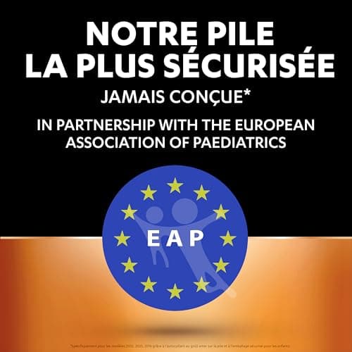 DURACELL CR2032 Piles Boutons au lithium 3V (lot de 4) - Jusqu’à +70 % de longévité - Technologie Sécurité Enfant - Recommandées pour l’AirTag d’Apple - Emballage Sécurité Enfant