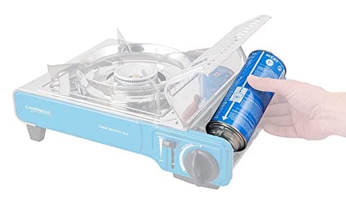 Campingaz Cartouche de Gaz à Valve CP 250, pour Réchauds Camp Bistro, Cartouche Compacte et refermable, Bleu