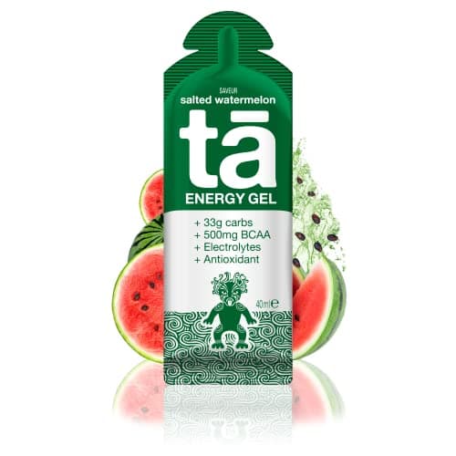 TA ENERGY - Gel Energétique - Salted Watermelon x24 - Energie - Sodium - BCAA - Antioxydants - Idéal pendant les activités sportives 133Kcal